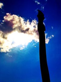 Low angle view of cloudy sky