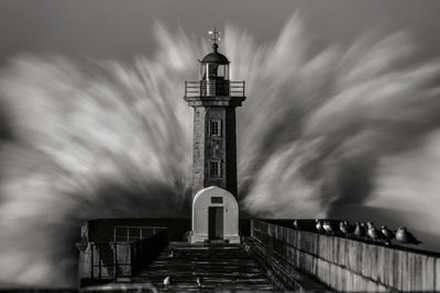 Lighthouse against the sky