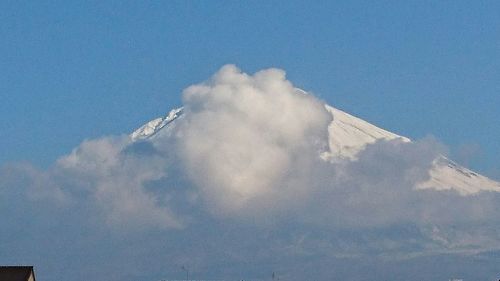 Low angle view of cloudy sky