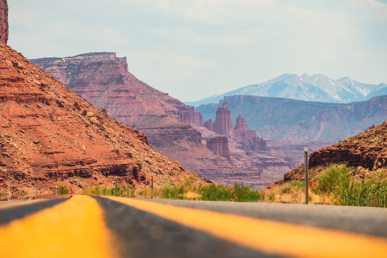 ROAD PASSING THROUGH LANDSCAPE