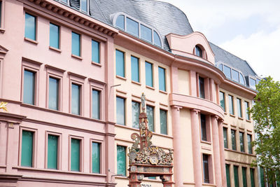 Low angle view of building against sky