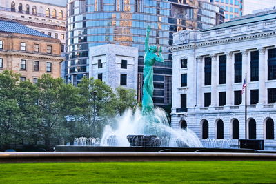 Fountain at cleveland mall