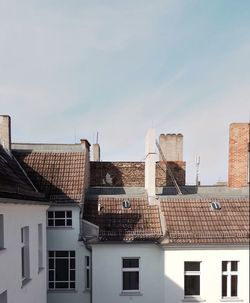 Low angle view of building against sky