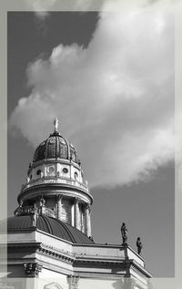 Low angle view of building against sky