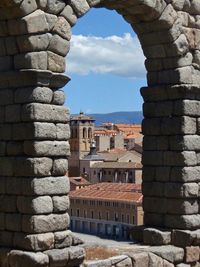 Built structure against the sky