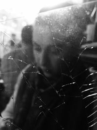 Close-up of woman