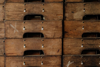 Full frame shot of wood