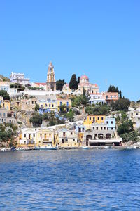 View of buildings at waterfront