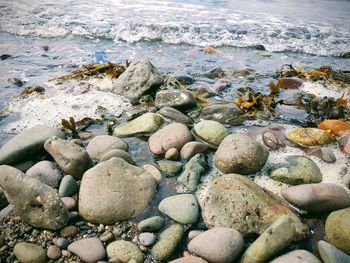 Stones on beach