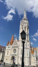 Low angle view of building against sky