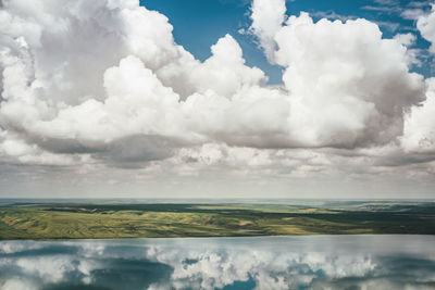 Scenic view of cloudscape against sky