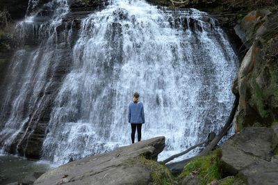 View of waterfall