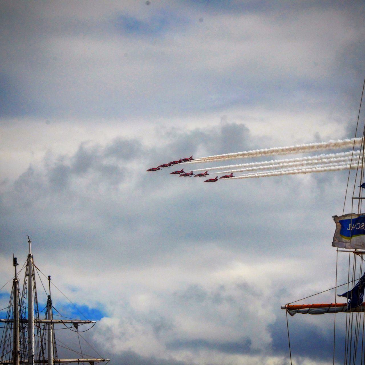 sky, cloud - sky, cloudy, transportation, mode of transport, low angle view, mast, crane - construction machinery, cloud, nautical vessel, harbor, weather, overcast, development, dusk, outdoors, cloudscape, silhouette, no people, airplane