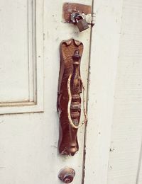 Close-up of old door