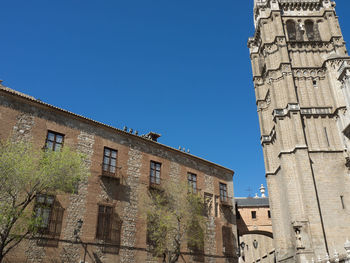 Low angle view of historical building against sky