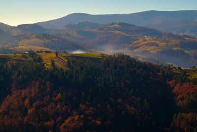 Scenic view of mountains