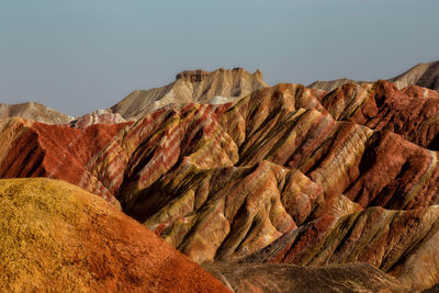 Rock formations in a desert