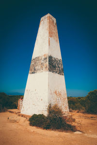 Built structure against blue sky