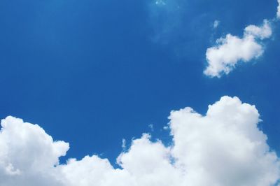 Low angle view of clouds in sky