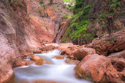 River flowing amidst rocks