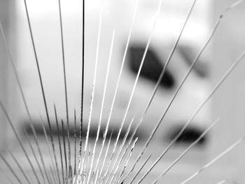 Full frame shot of wet glass