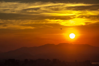 Scenic view of sunset