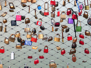 Close-up of multi colored objects