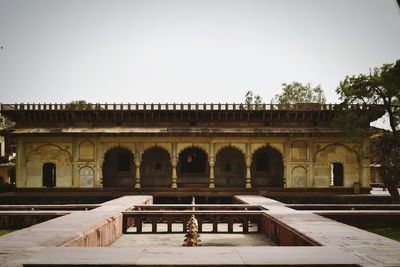 Built structure against clear sky