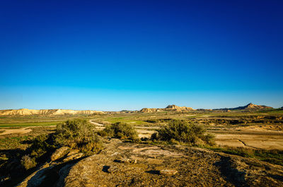 Bardenas reales is a spanish natural park of wild beauty, it is a semi-desert landscape 