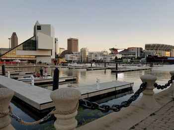 View of city at waterfront