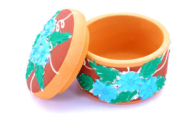 Close up of multi colored pattern