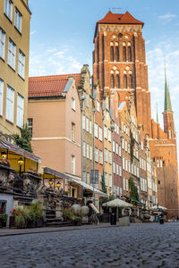 View of buildings in city