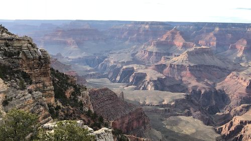 Scenic view of mountain range