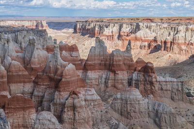 Scenic view of coal mine canyon