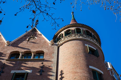 Low angle view of building against sky