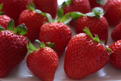 Close-up of strawberries