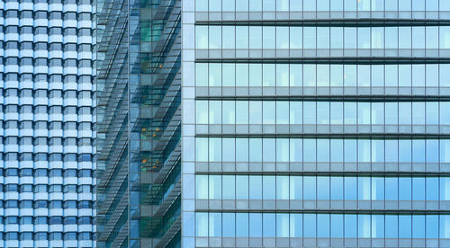 Full frame shot of glass building