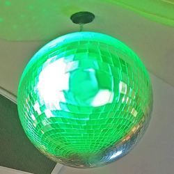 Close-up of illuminated ball