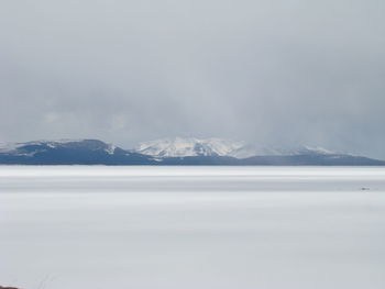 Snow covered landscape