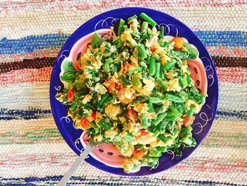 Close-up of salad in plate