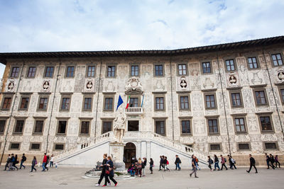 Palazzo della carovana built in 1564 located at the palace in knights square in pisa