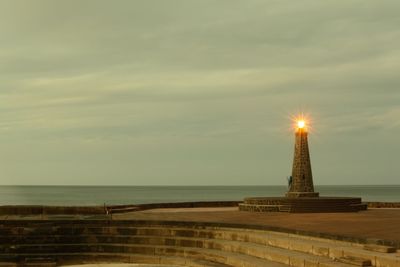 Lighthouse at seaside