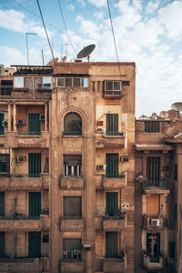 Low angle view of building against sky