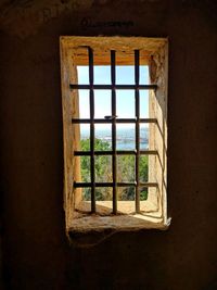 Open window of house