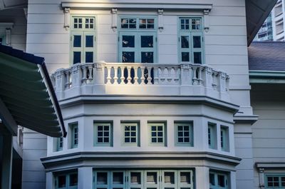 Low angle view of building in city