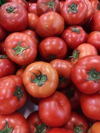 Full frame shot of tomatoes for sale