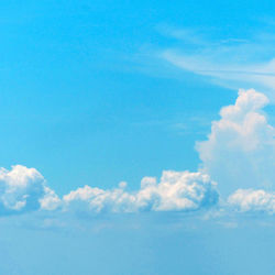 Low angle view of clouds in sky