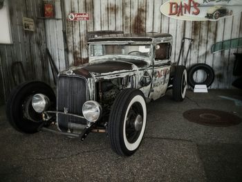 Cars parked in parking lot