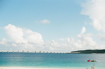 Scenic view of calm sea