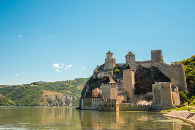 Golubac fortress in serbia